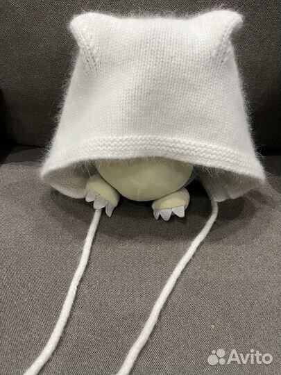 Шапка чепчик с ушками
