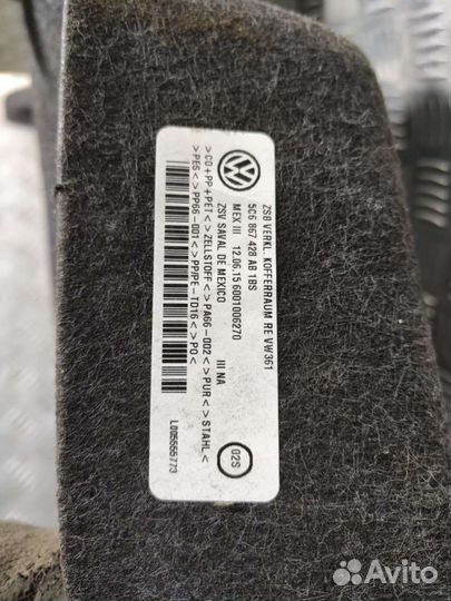 Обшивка багажника Volkswagen Jetta 6 1.4 5C6867428