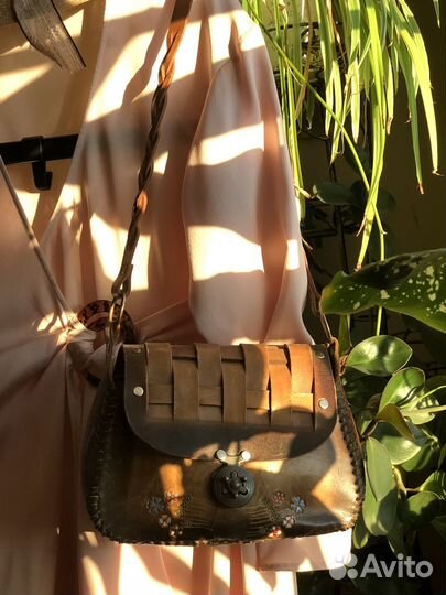 Сумка натуральная кожа мексика летняя