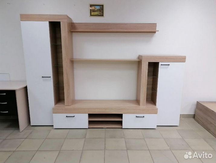 Стенка Дельта сонома-белый 2,6м