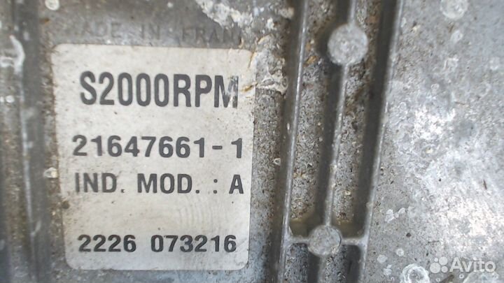 Блок управления двигателем Renault Laguna 2, 2002