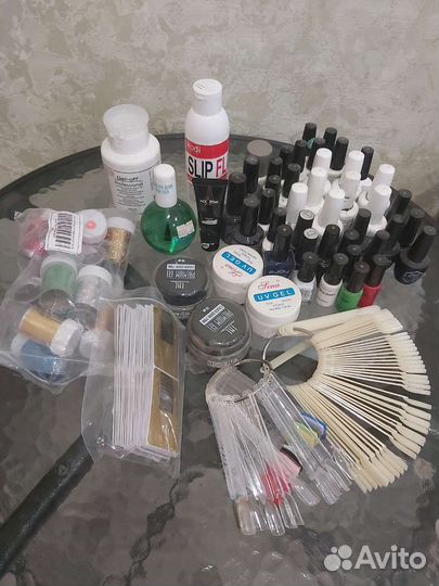 Материалы для маникюра и наращивания(новое и б/у)