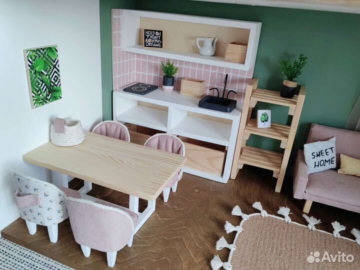 Домик кукольный для барби