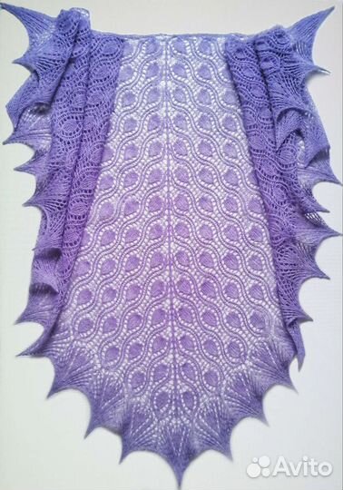 Вязание шалей спицами на заказ