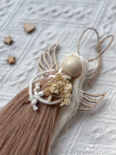 Макраме ангел куколка 8 марта