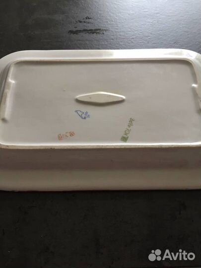 Блюдо производства Дулёво, времён СССР