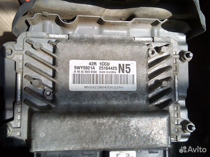 Шевроле Авео Т250 - Блок упр.двигателем 1.2 16v