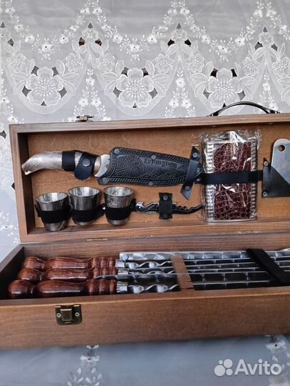 Шашлычный набор в кейсе