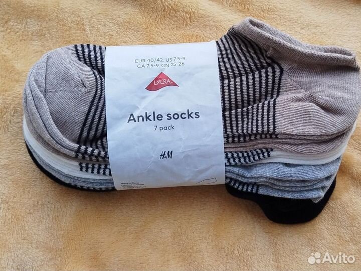 Носки hm мужские 40-42