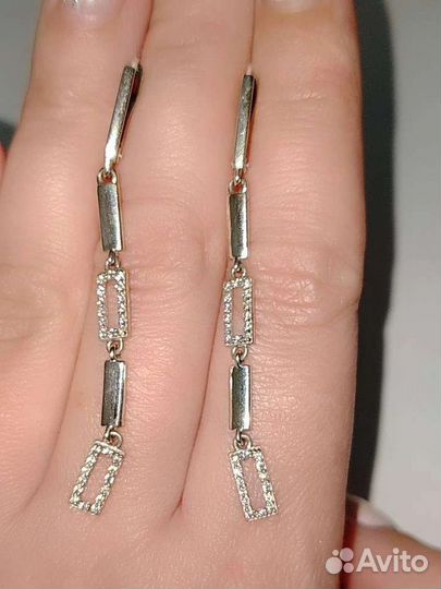 Серебряные серьги