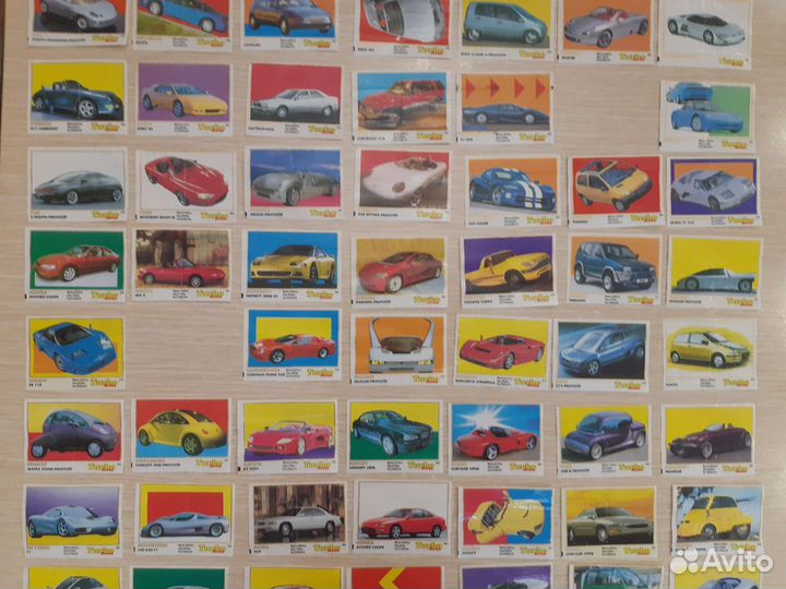 Вкладыши от жвачек Turbo