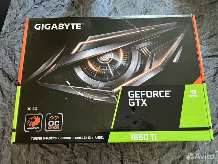Видеокарта gtx 1660 ti 6gb