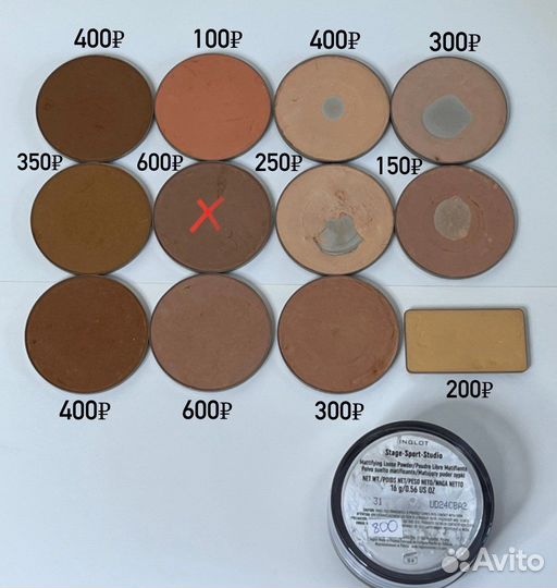 Тональный крем, консилер, хайлайтер, румяна, пудра