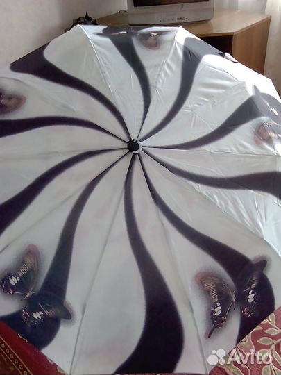 Зонт женский трость (новый), складные зонты