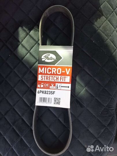 Ремень генератора стрейч (без A/C и без гура)