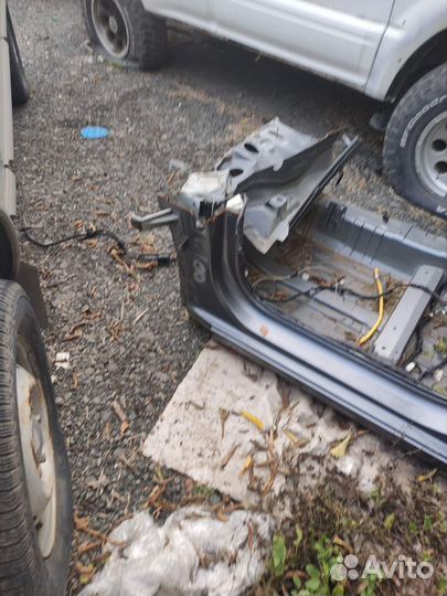 Порог с передней и средней стойкой киа Рио 4