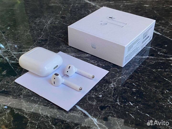 AirPods 2 Premium + гарантия + чехол в подарок