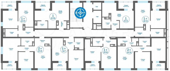 Квартира-студия, 32,6 м², 14/17 эт.
