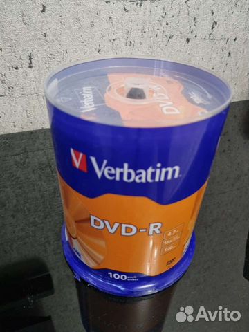 Диски DVD-R 4,7Gb Verbatim 100шт