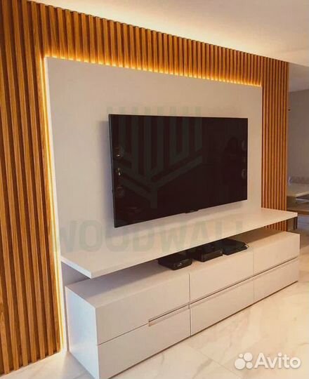 Декоративные рейки из мдф 56 шт