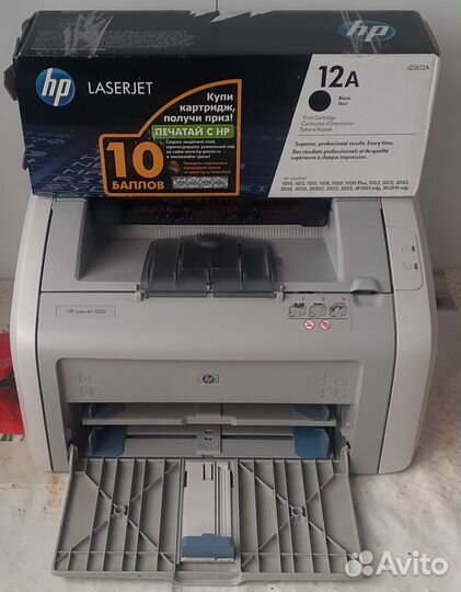 Лазерный принтер HP LaserJet 1020 + картридж