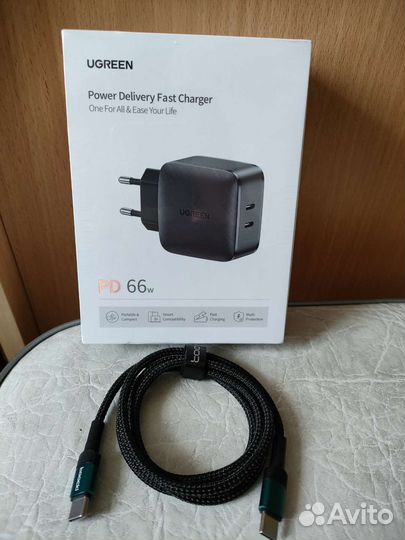 Зарядка 66w ugreen