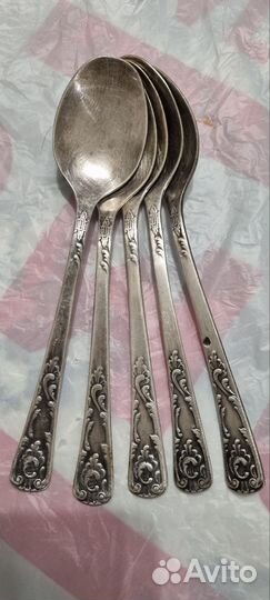 Ложки вилки мельхиоровые СССР