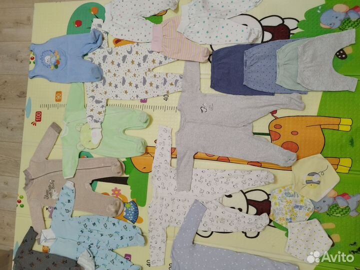 Вещи пакетом на девочку 0-6 месяцев