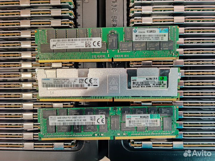 HPE серверная память DDR4 64Gb 2400Mhz ECC REG