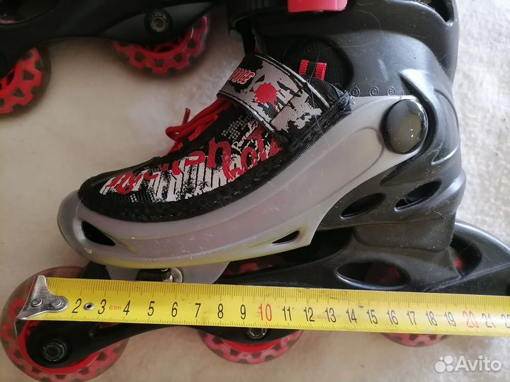 Детские роликовые коньки с защитой