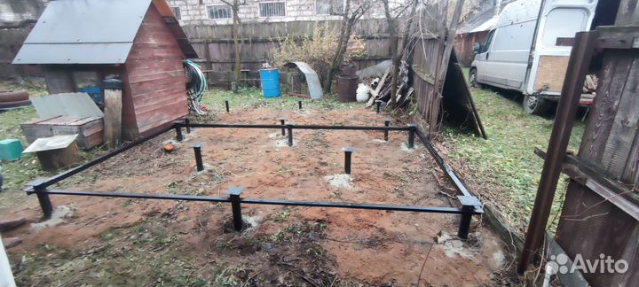 Монтаж винтовых свай под ключ