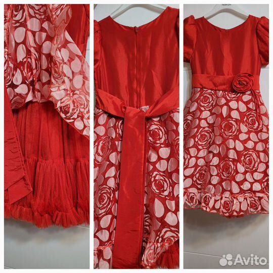 Нарядное платье для девочки 122 - 128