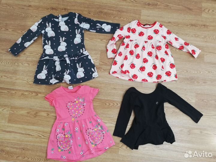 Одежда для девочки 86 92 пакетом
