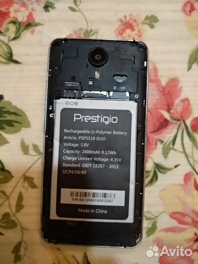 Prestigio Muze X5 LTE, 8 ГБ