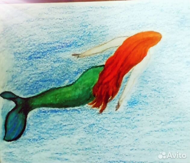 Картина на хорошей акварельной бумаге