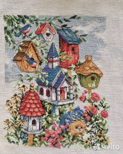 Картина вышивка