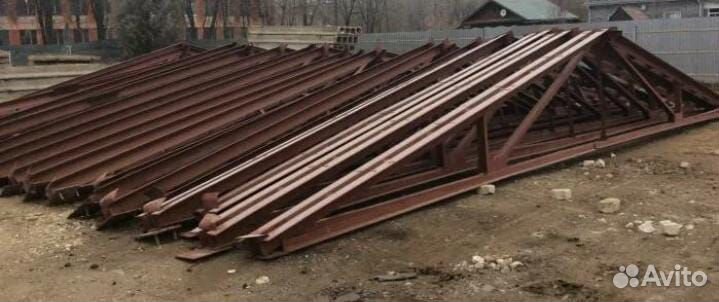 Фермы металлические для навеса