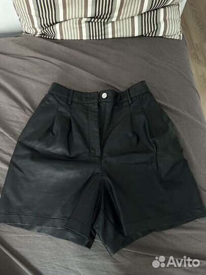 Шорты кожаные ASOS