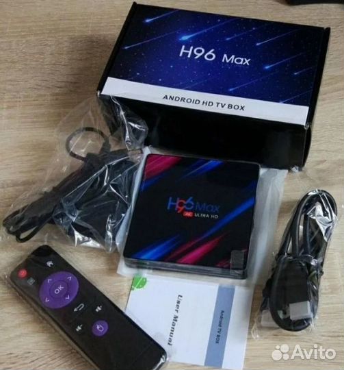 TV Box Android H96max 1+16 Гб новая