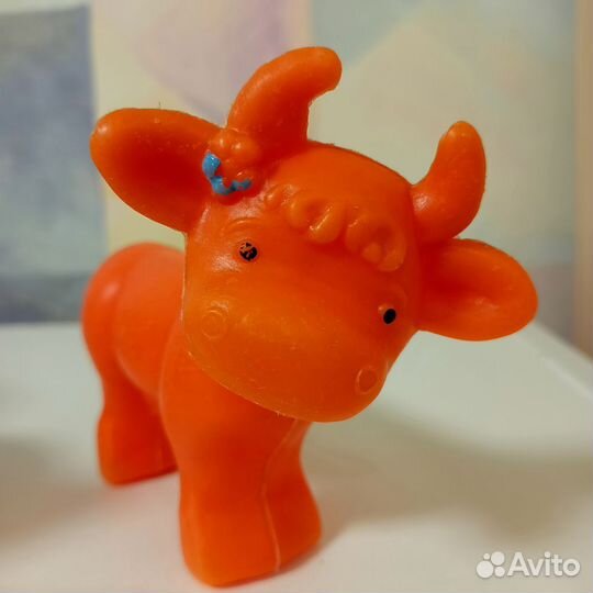 Игрушка коровка СССР Охтален