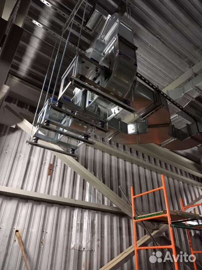 Монтаж систем вентиляции и так же газовые вытяжки