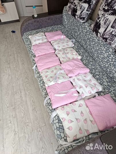 Бортики в кроватку