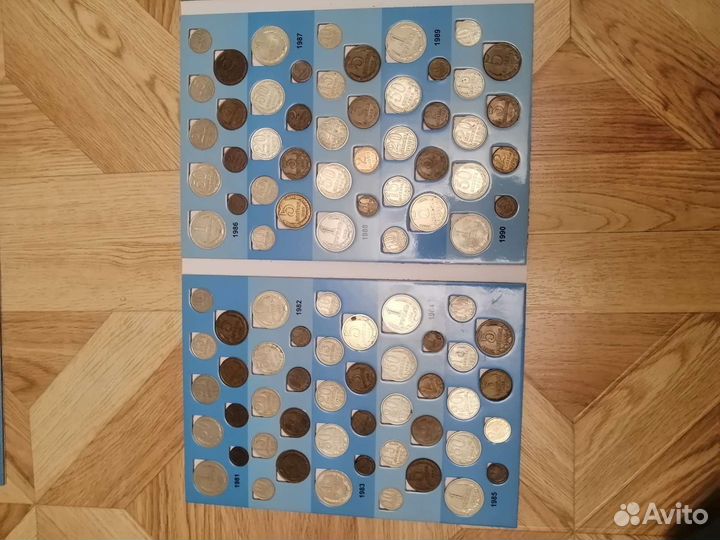 Погодовка монет СССР 1961-1991г