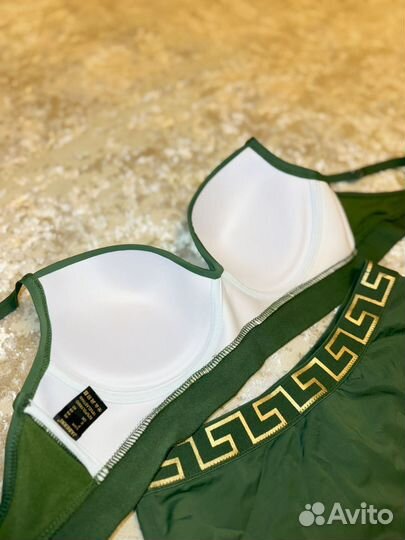 Купальник женский зеленый