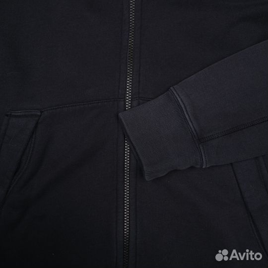 Чёрное зип-худи Stone Island M оригинал
