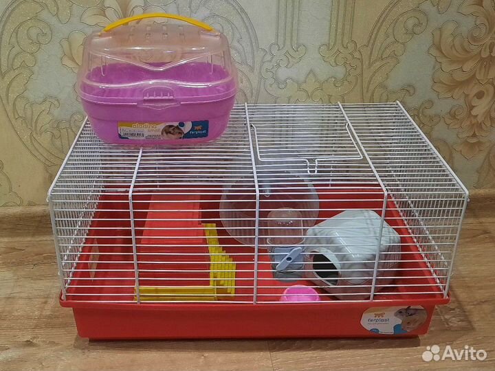 Клетка и переноска для грызунов бу