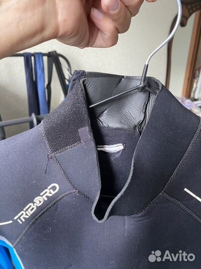 Гидрокостюм tribord маски, трубка, ласты, сумка