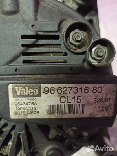 Генератор Peugeot 4007 EP DW12