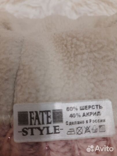 Шапка и шарф 60 шерсти