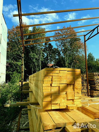 Доска обрезная 40х150х6000мм от производителя